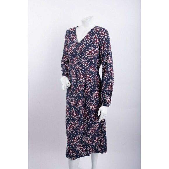 Boden Womens Easy Midi Dress UK 8 US 4 Navy Pink - Picture 4 of 6